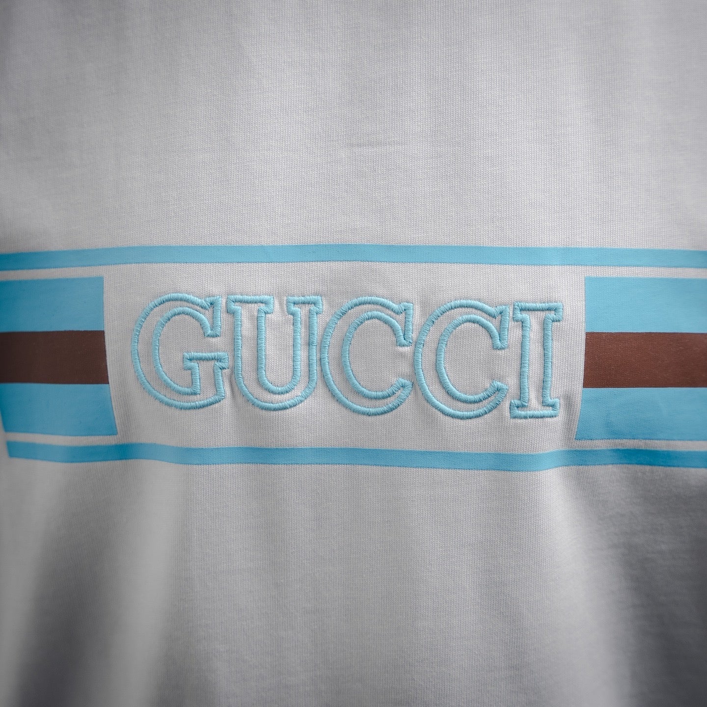 Guc 25ss embroidered t-shirt