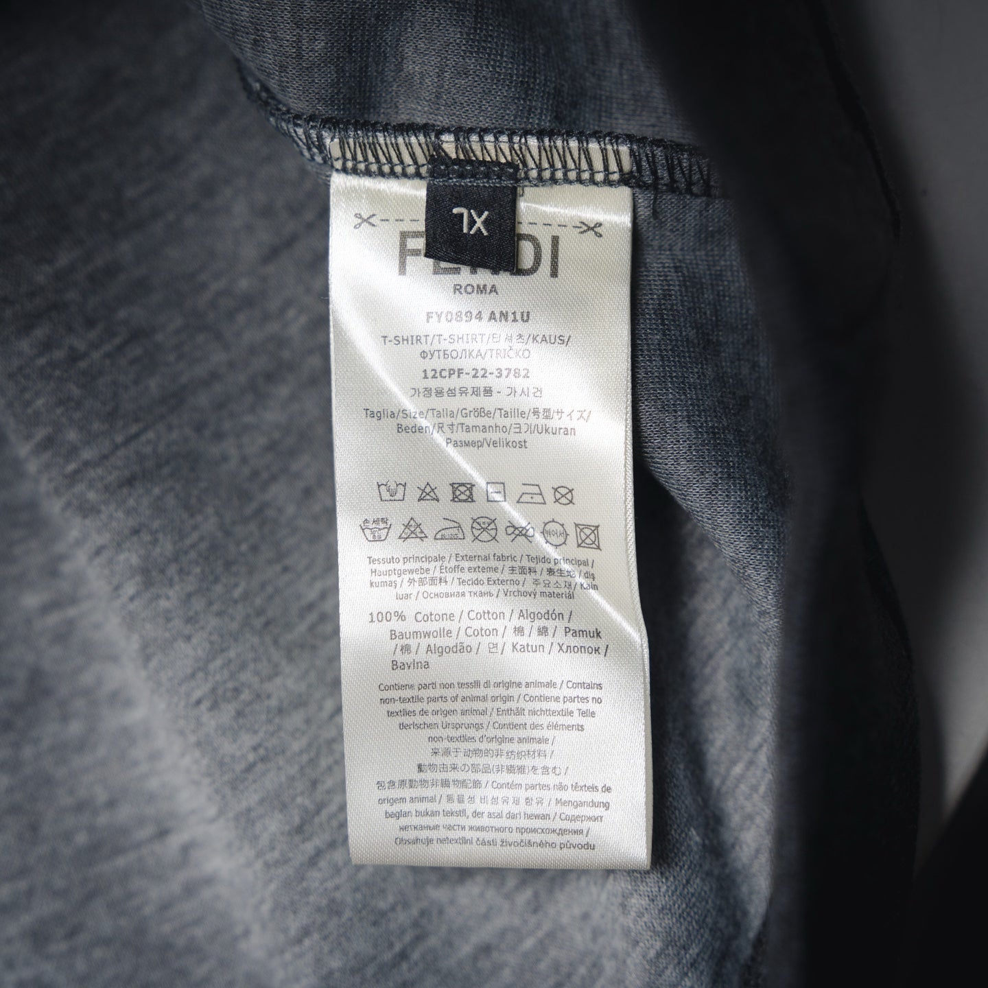 Fend embroidered hoodie