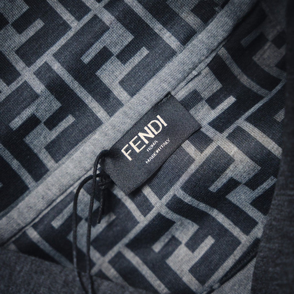 Fend embroidered hoodie