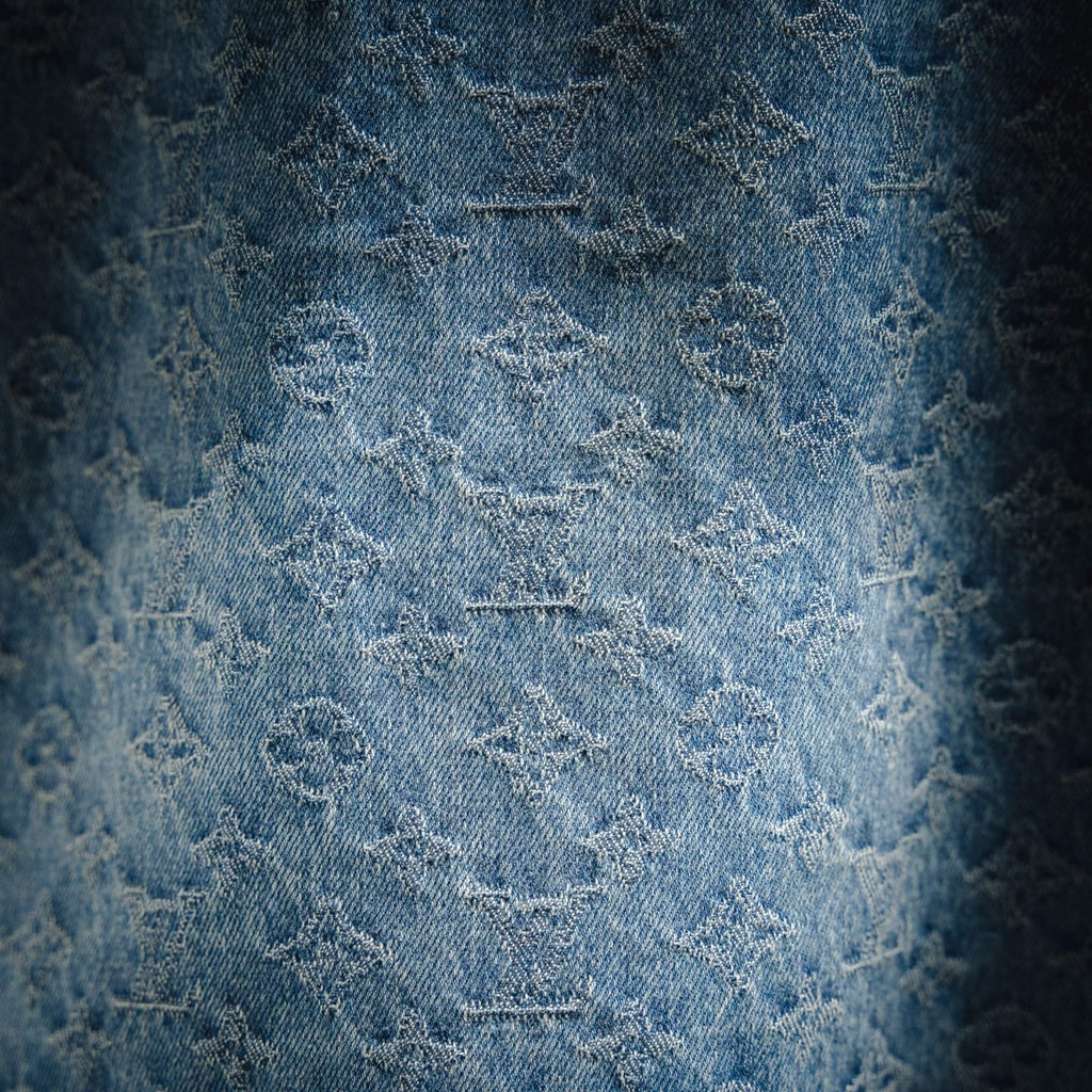 Louis 25ss jacquard denim shirt