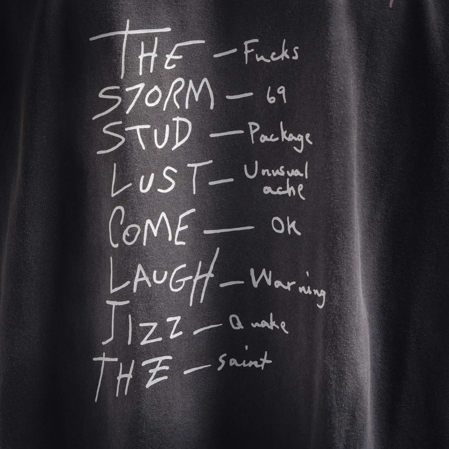 Saint mic 25ss print t-shirt