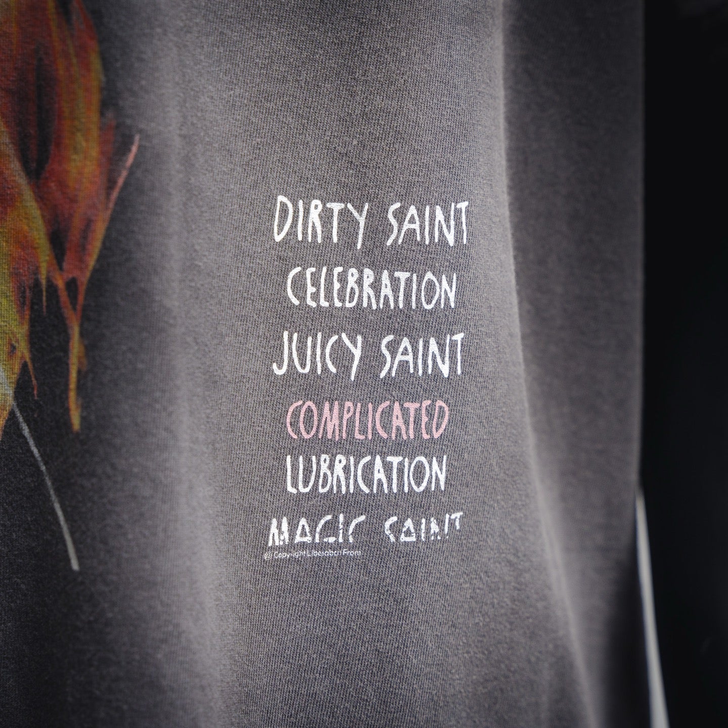 Saint mic 25ss print t-shirt