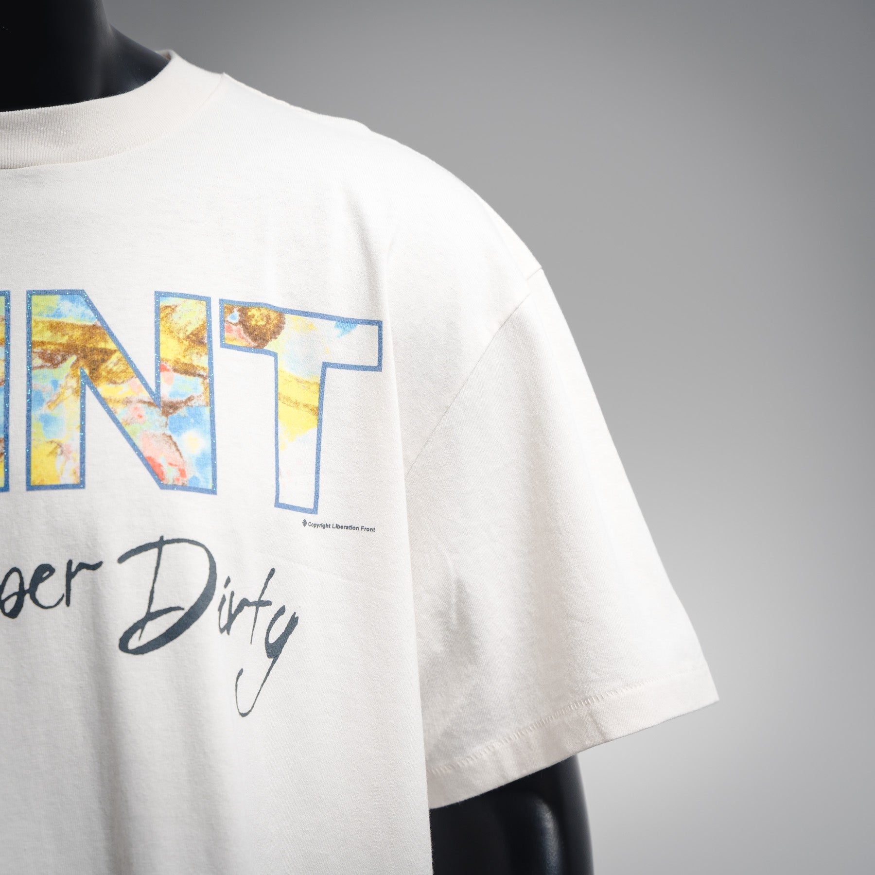 Saint mic 25ss print t-shirt