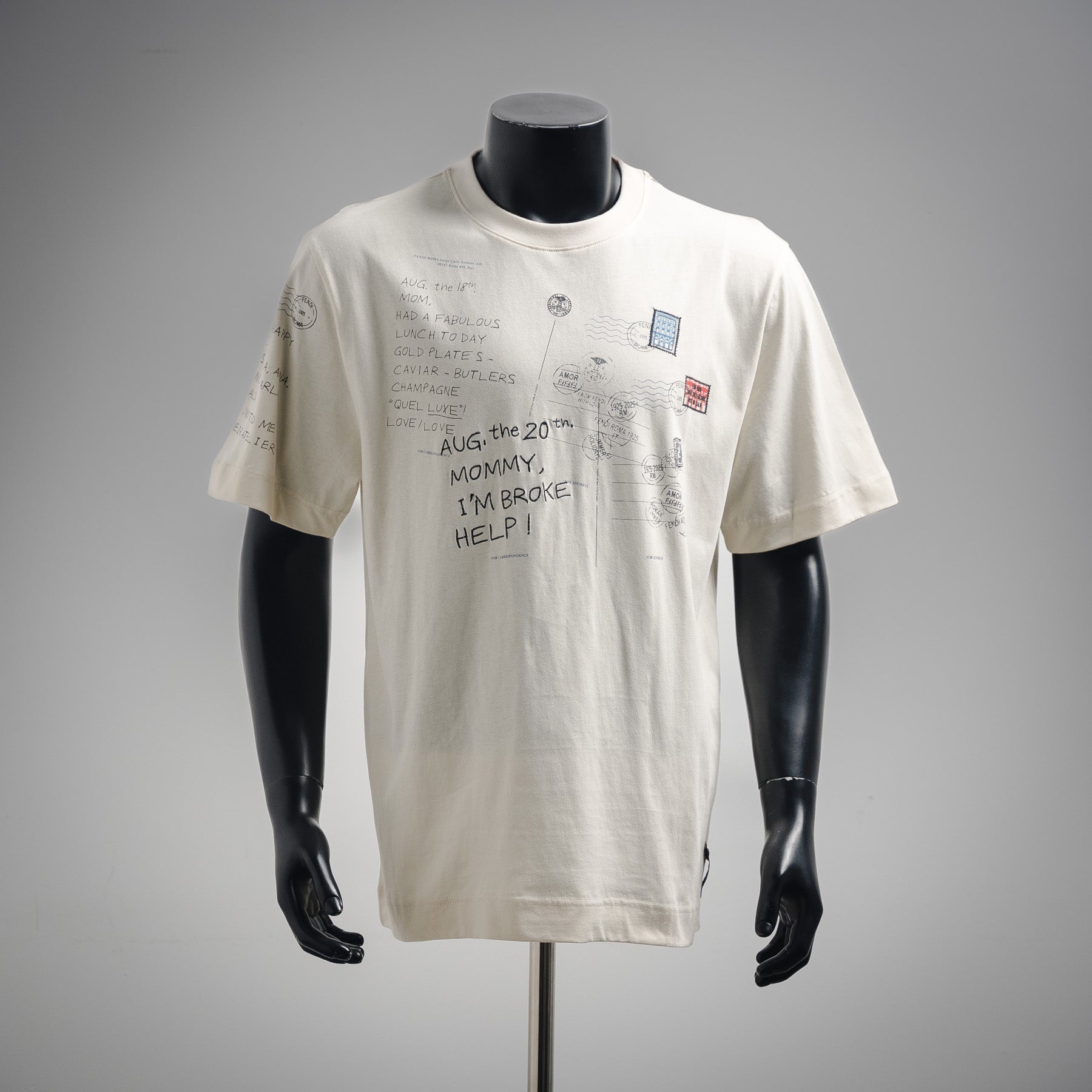 Fend 25ss print t-shirt