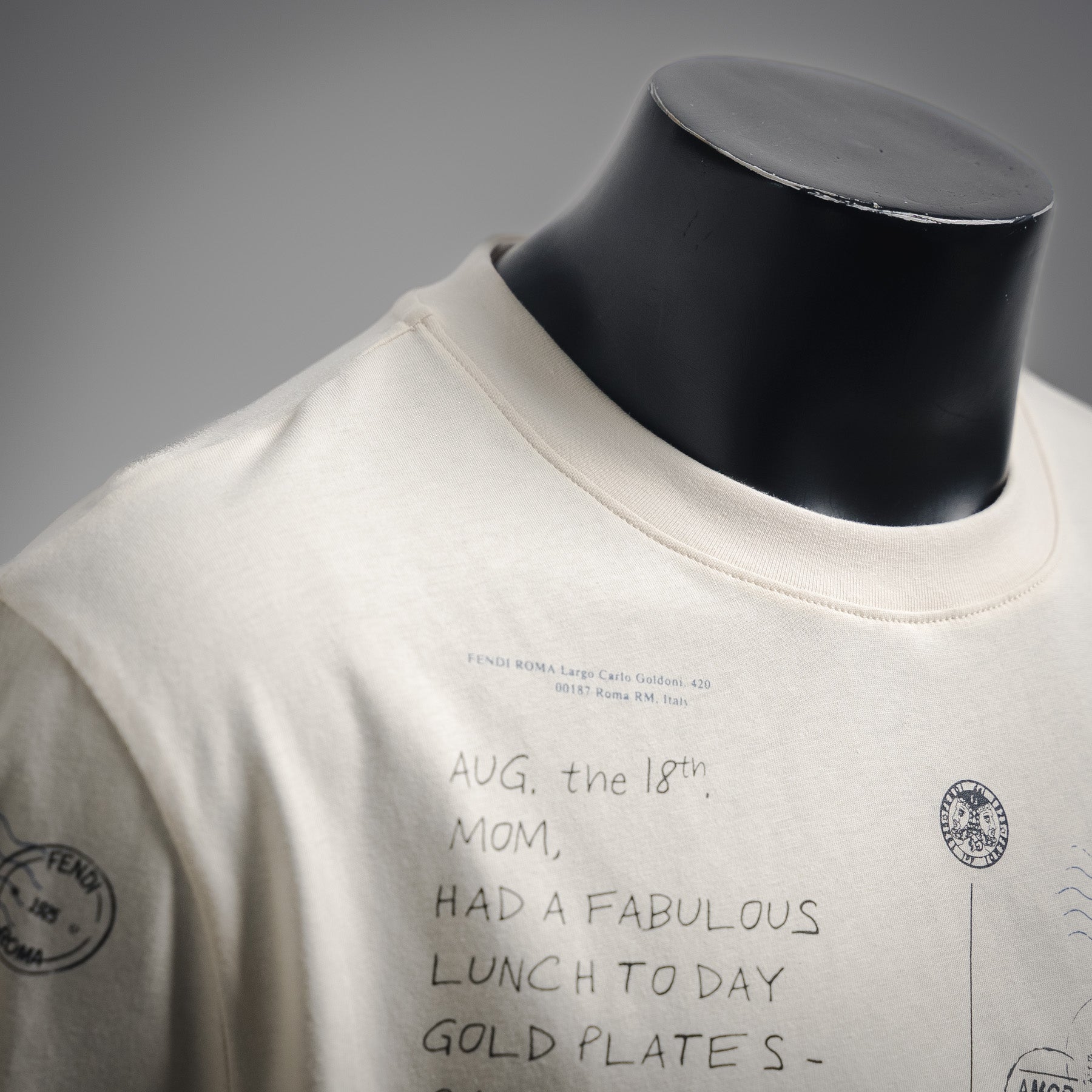 Fend 25ss print t-shirt