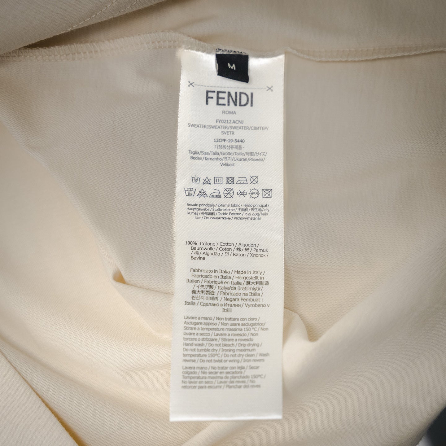 Fend 25ss print t-shirt