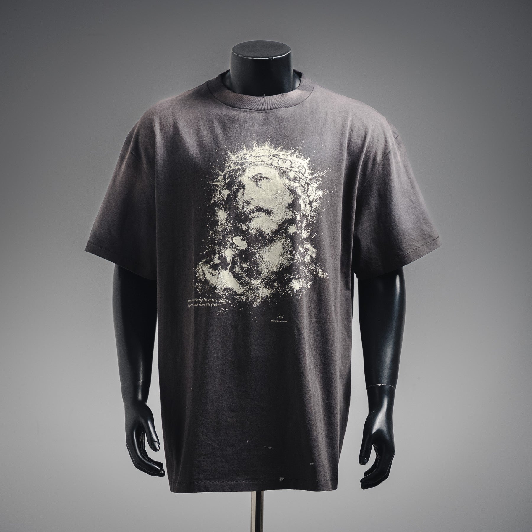 Saint mic 25ss print t-shirt