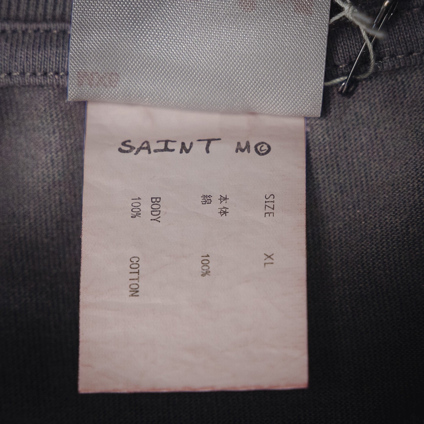 Saint mic 25ss print t-shirt
