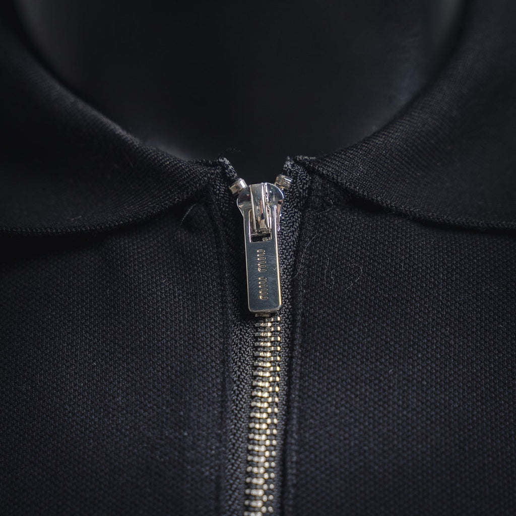 Miu 25ss zipper polo