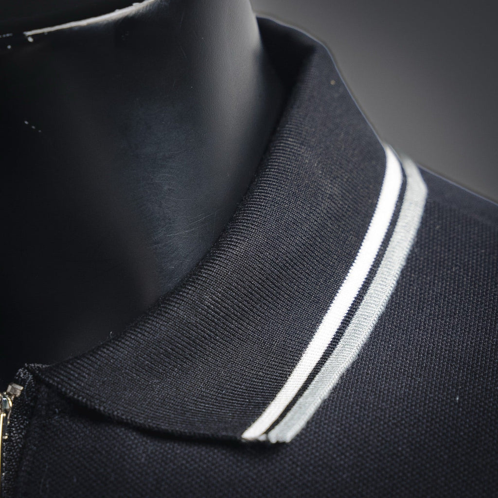 Miu 25ss zipper polo