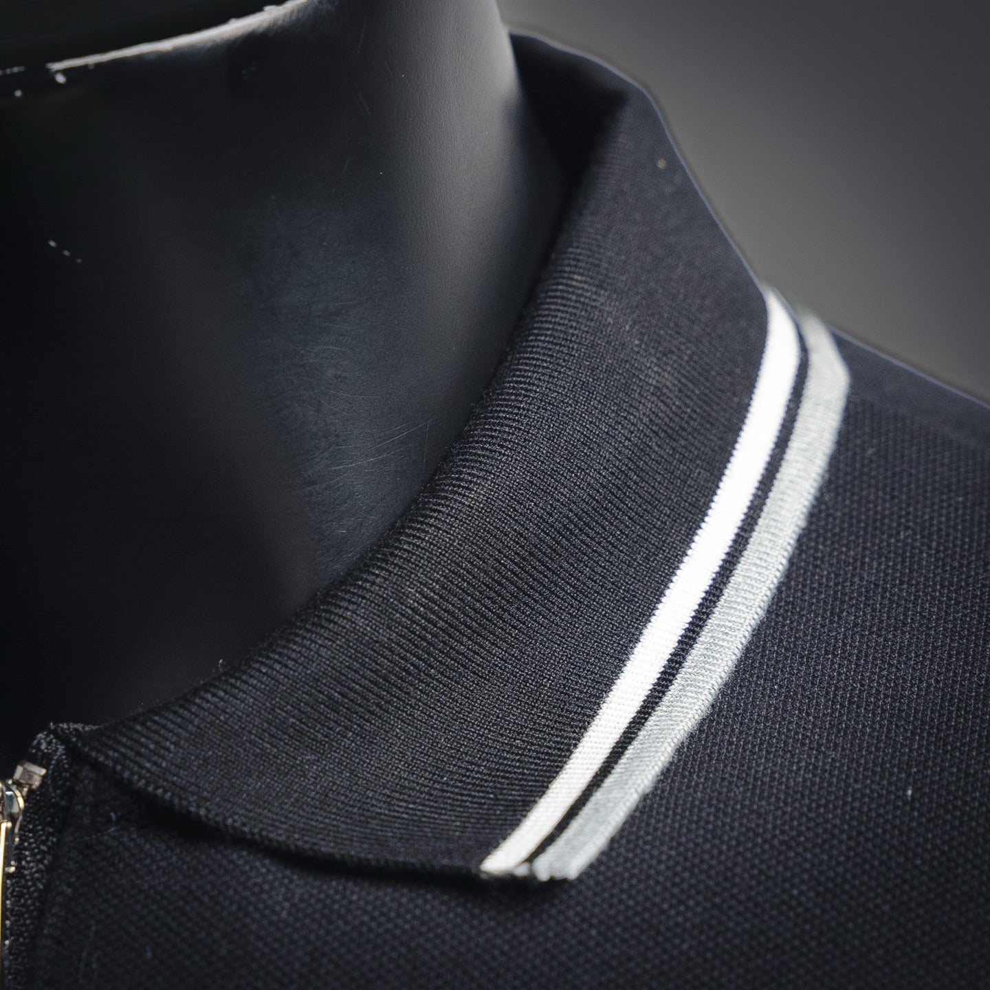 Miu 25ss zipper polo