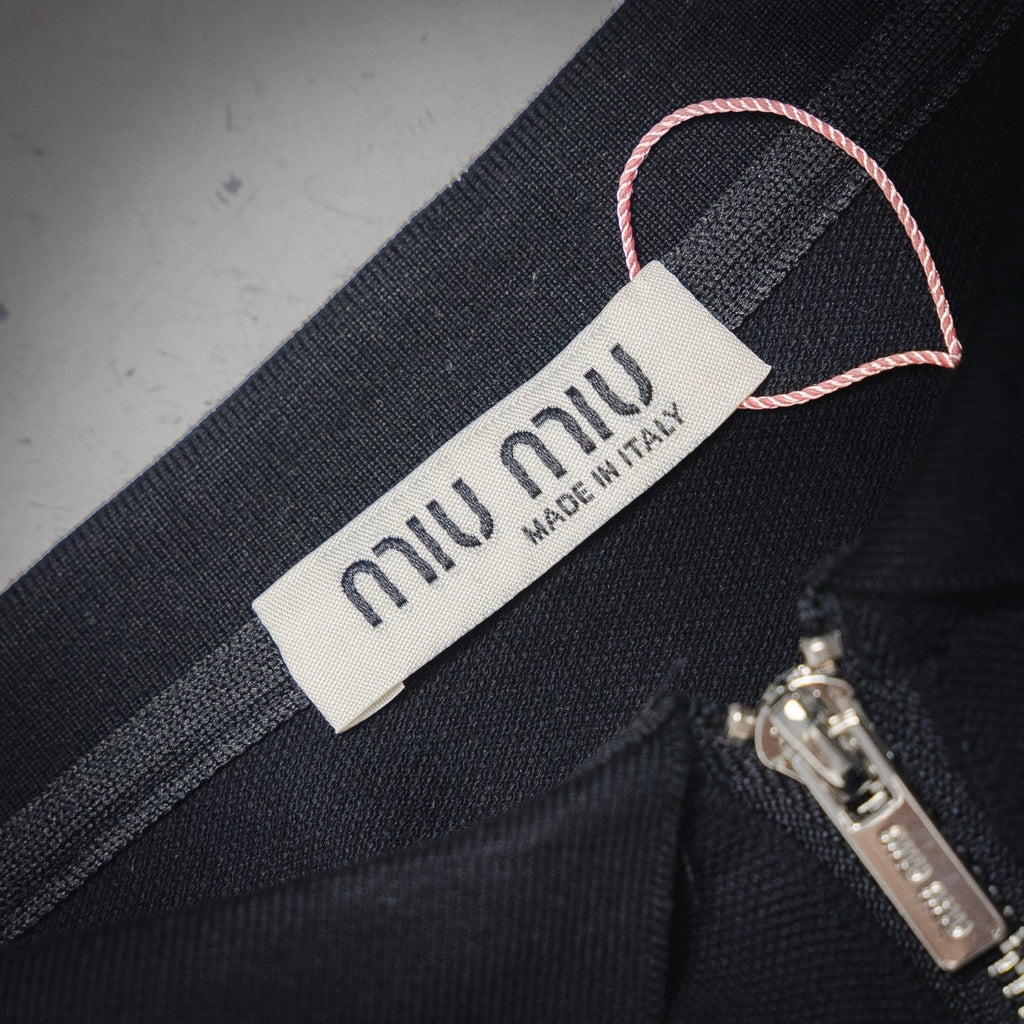 Miu 25ss zipper polo