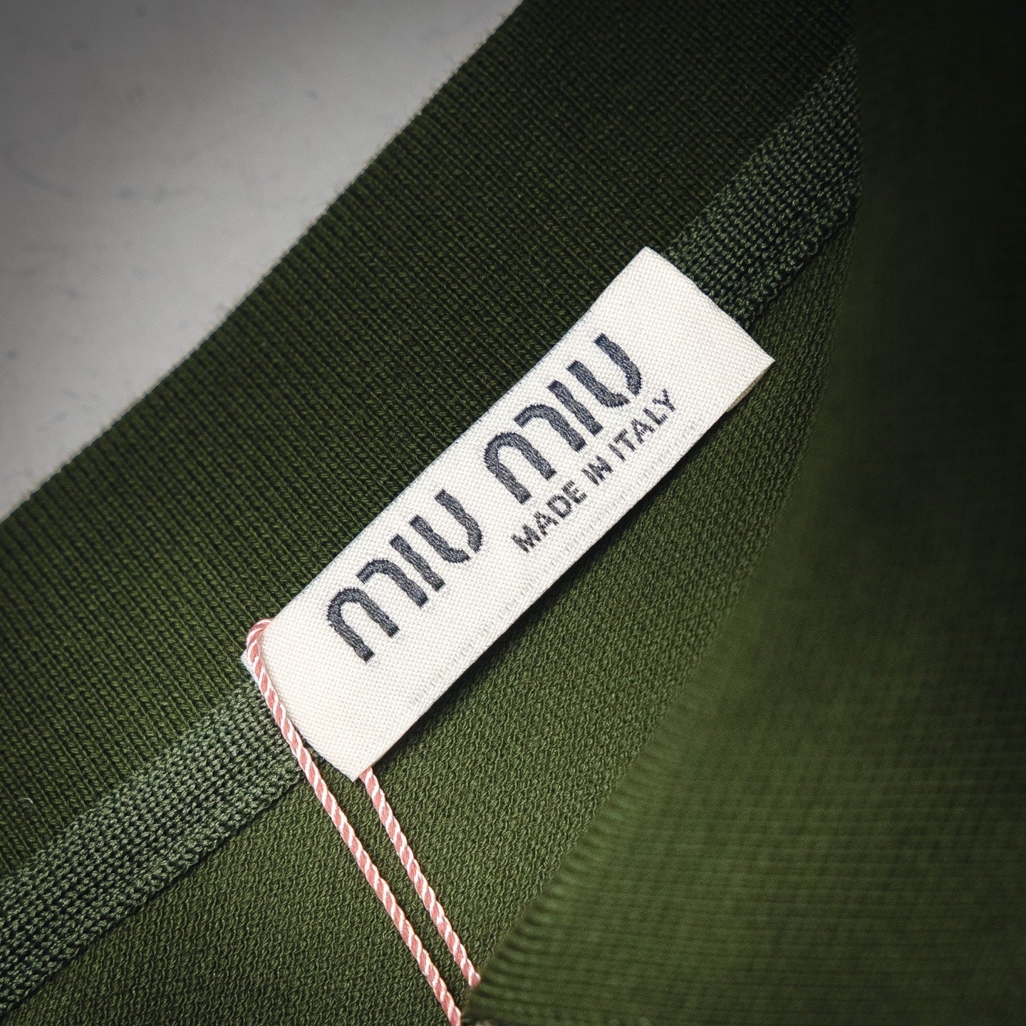 Miu 25ss zipper polo