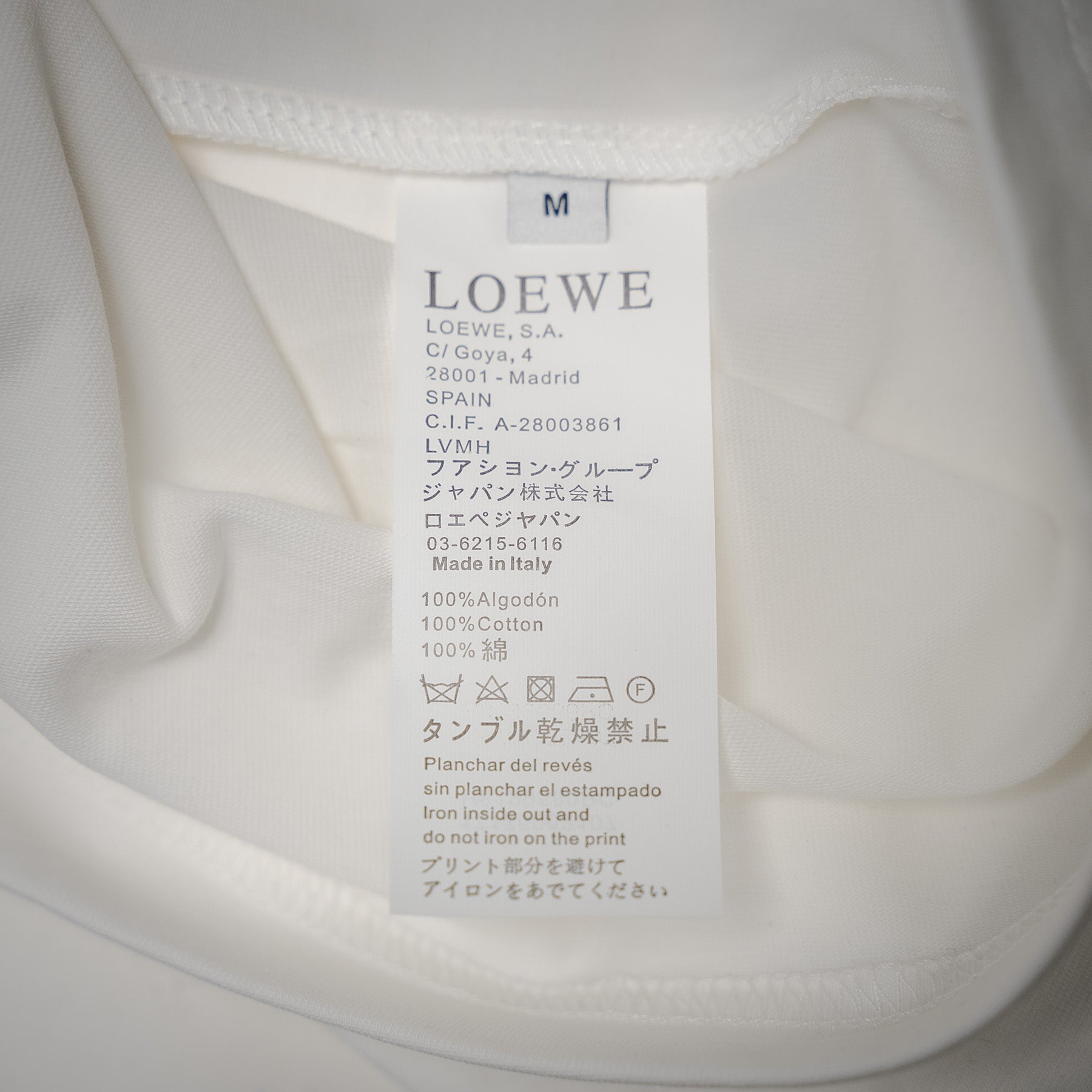 Loe 25ss embroidered t-shirt