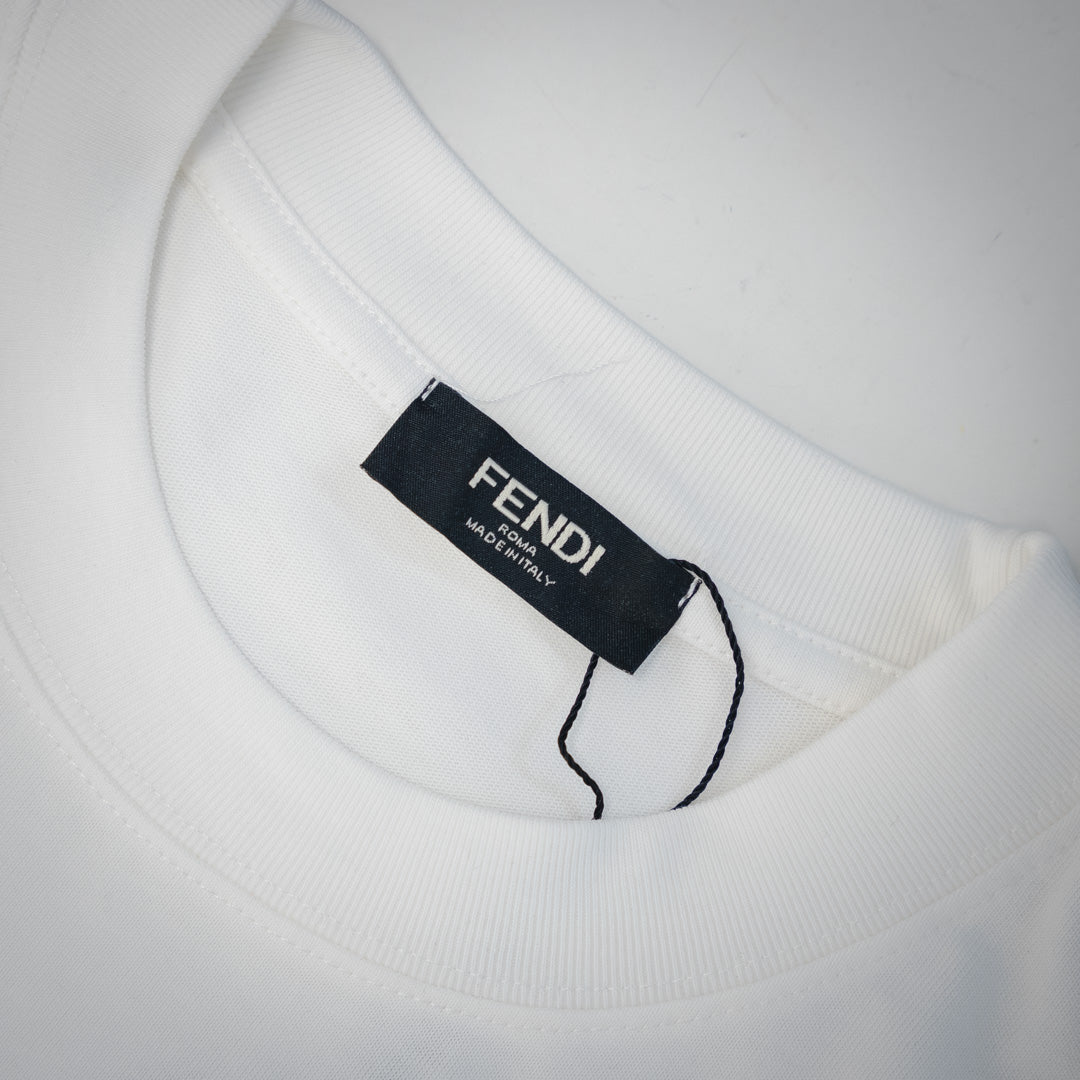 Fend print t-shirt