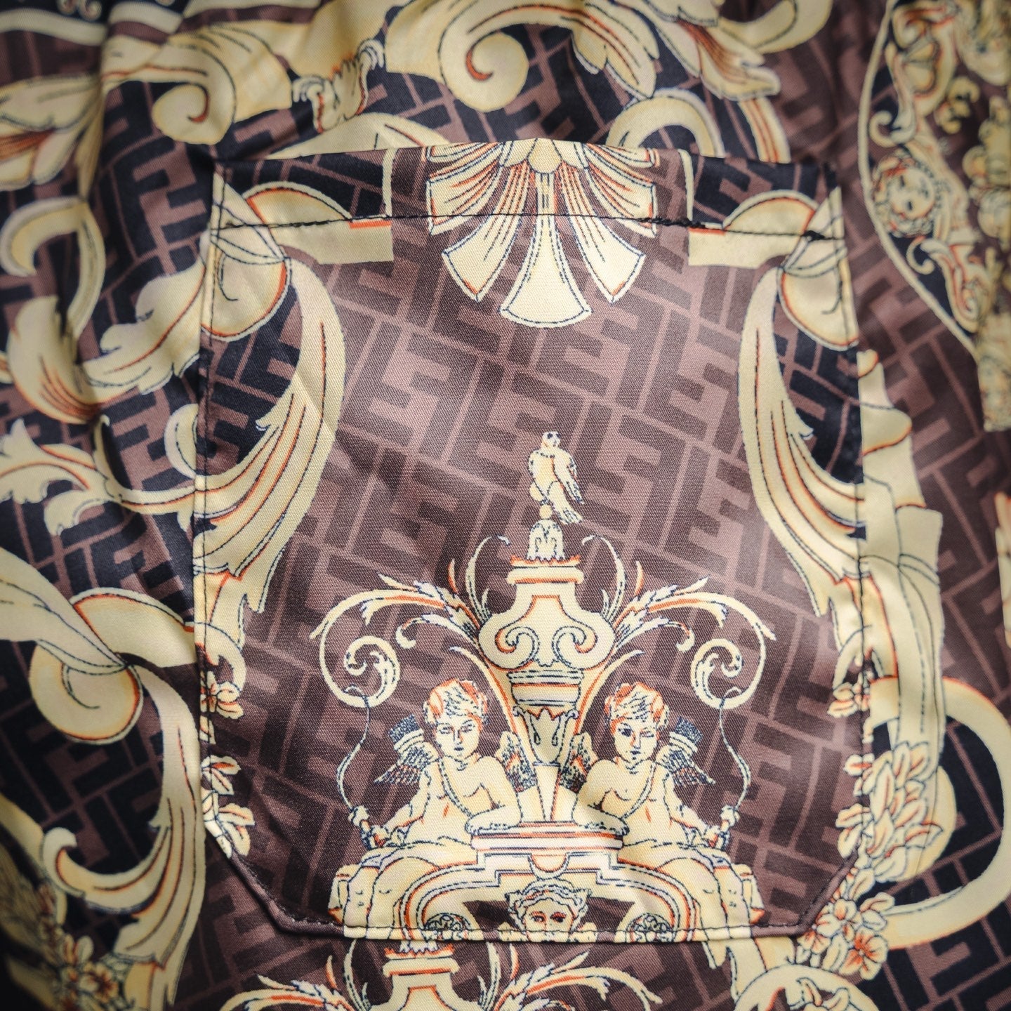 Vers 25ss print beach short