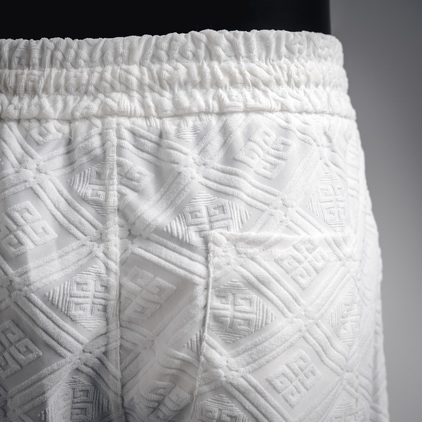 Given 25ss jacquard short