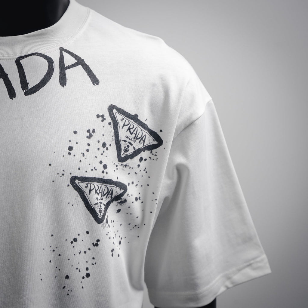 Pra 25ss print t-shirt