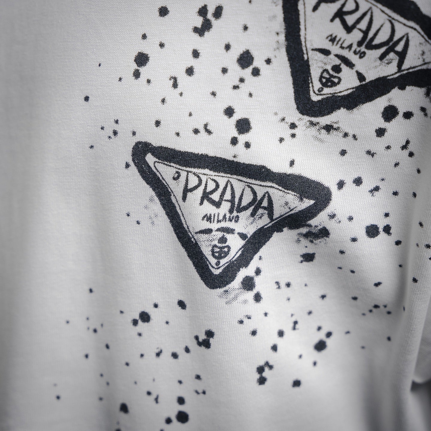 Pra 25ss print t-shirt