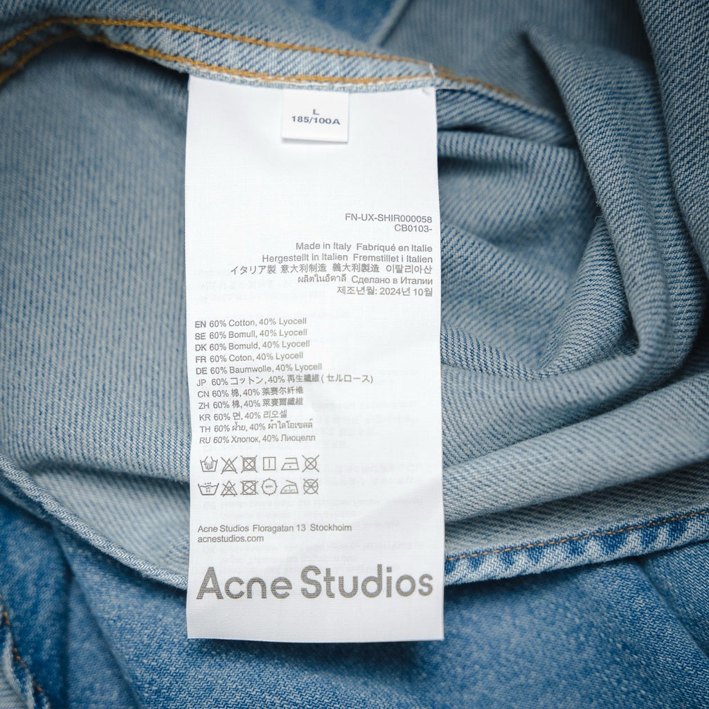 Acne 25ss denim shirt