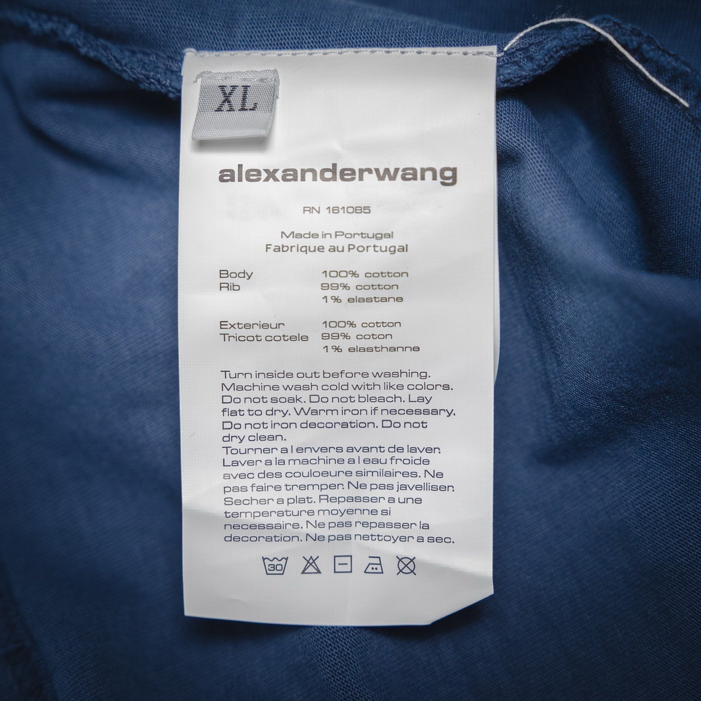 Wang 25ss print t-shirt