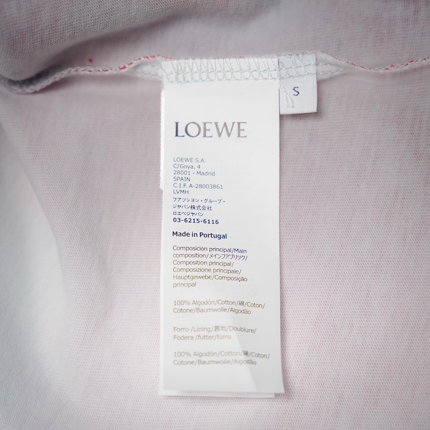 Loe 25ss print t-shirt