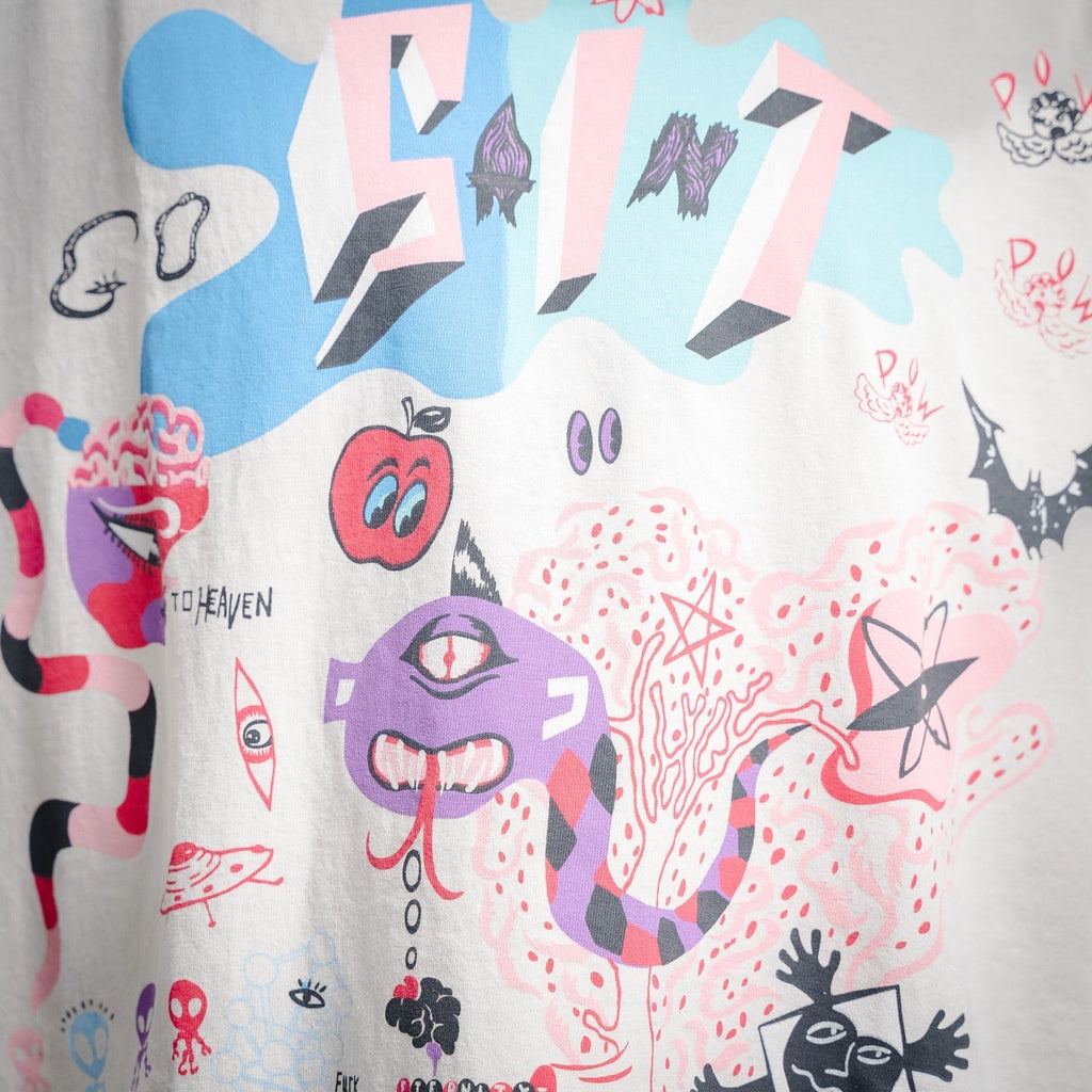 Saint mic 25ss print t-shirt