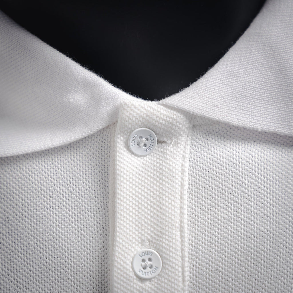 Louis 25ss embroidered polo
