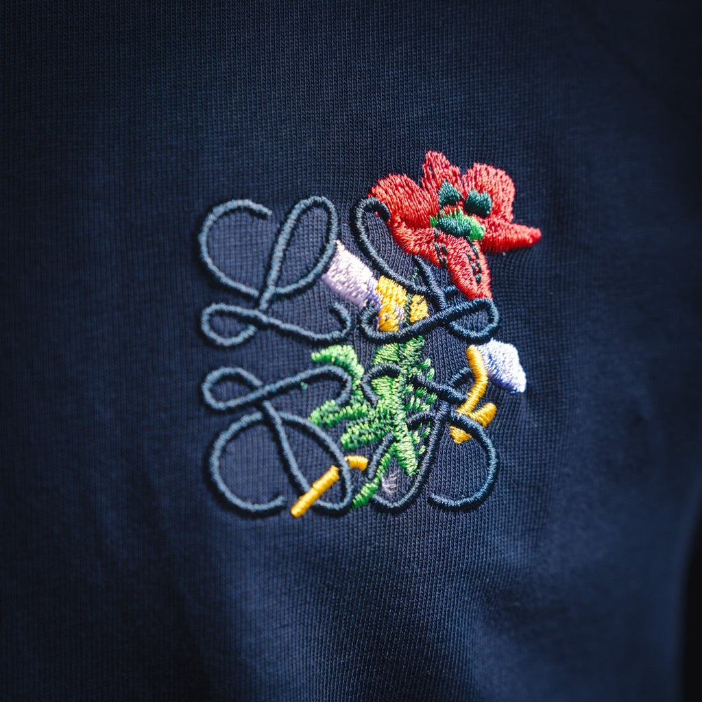 Loe 25ss embroidered t-shirt