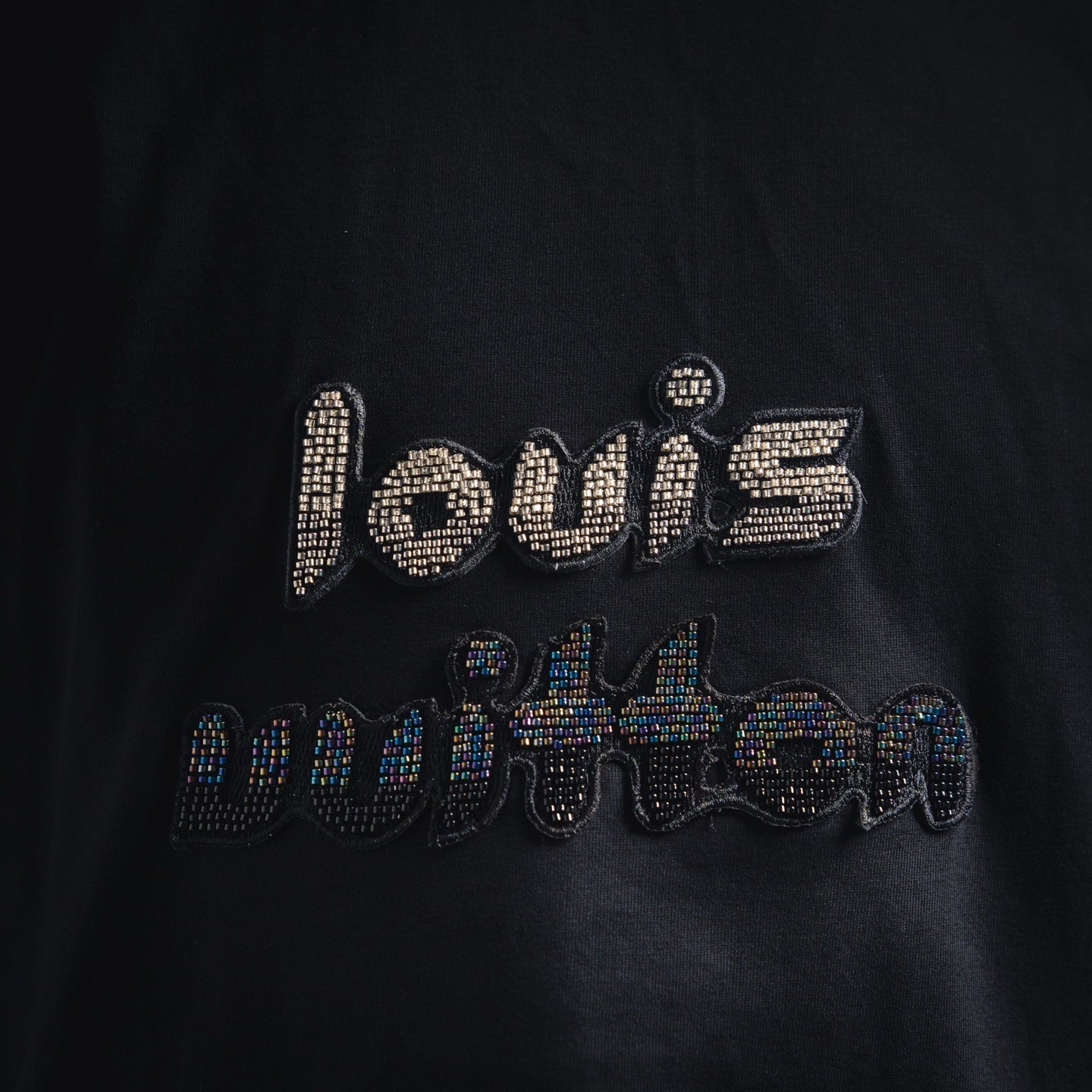 Louis 25ss beaded t-shirt