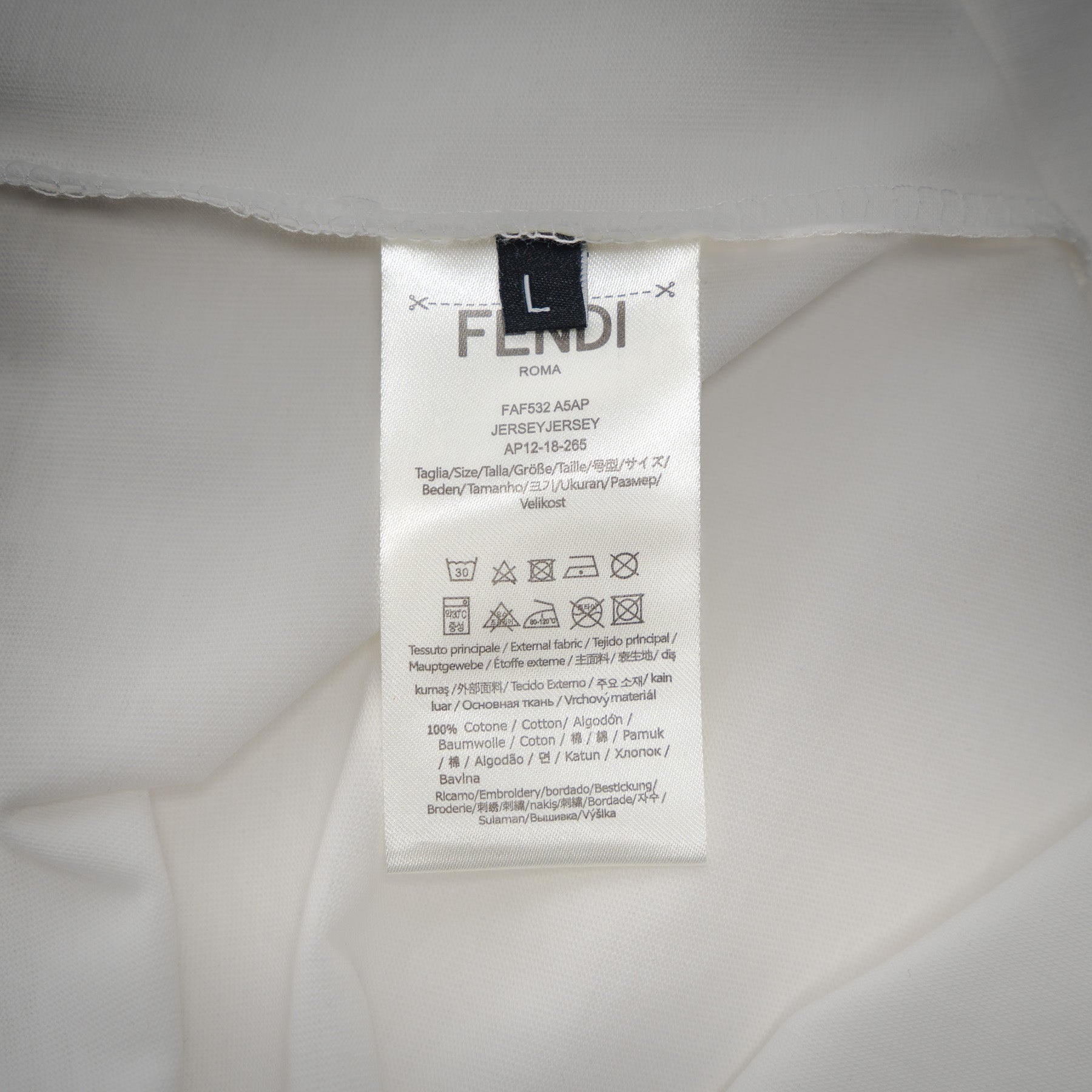 Fend 25ss print t-shirt