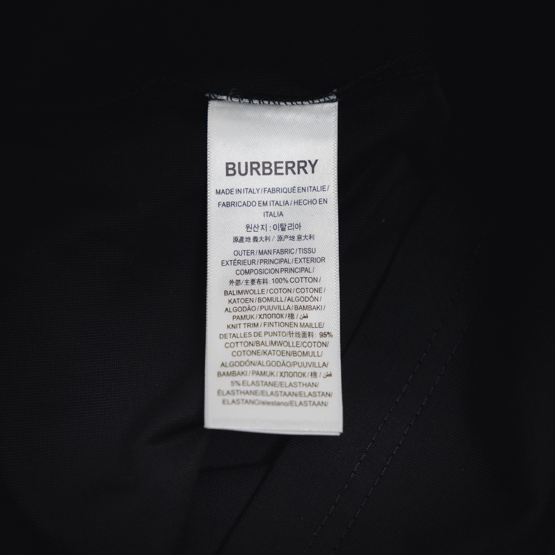 Bur 25ss embroidered t-shirt