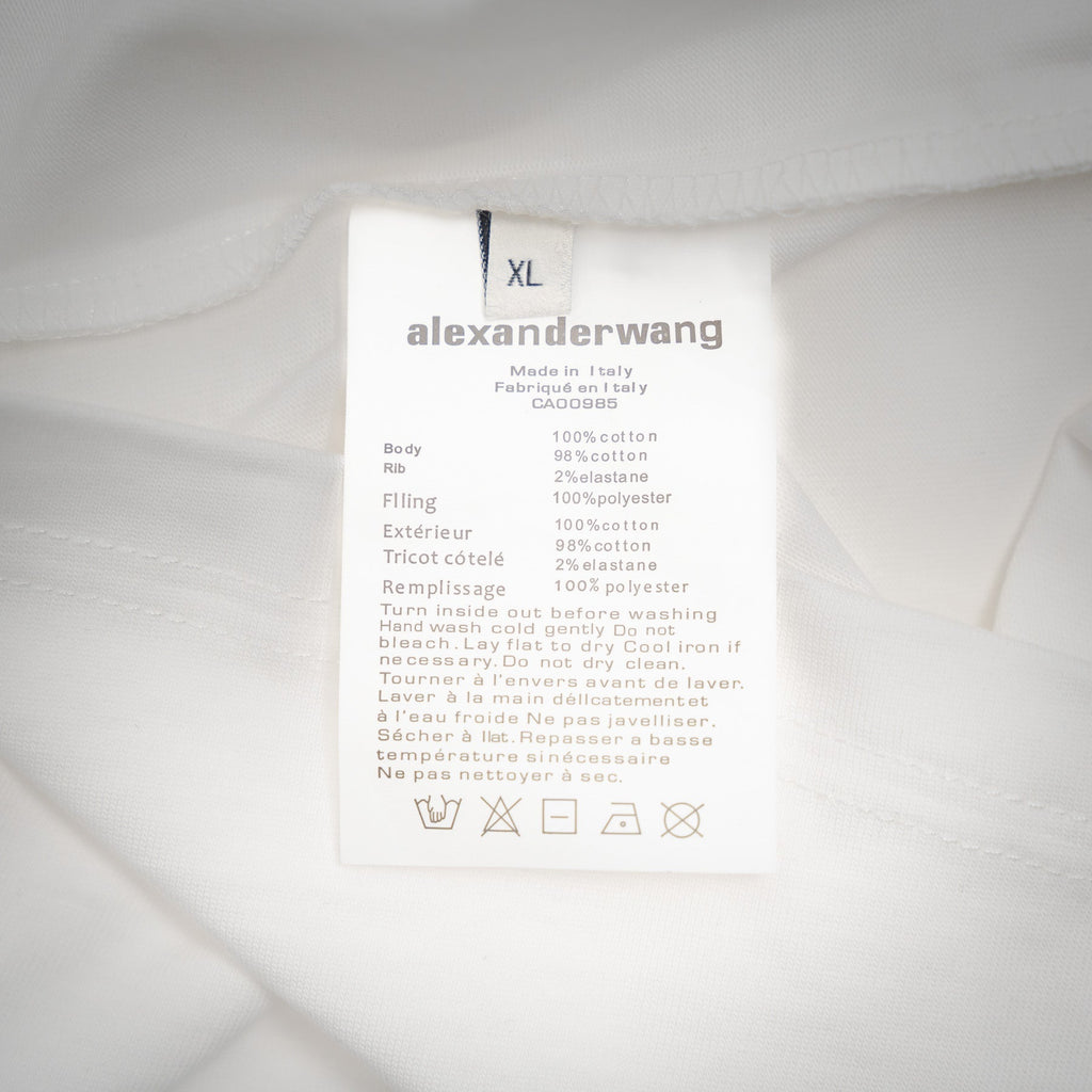 Wang 25ss embossed t-shirt