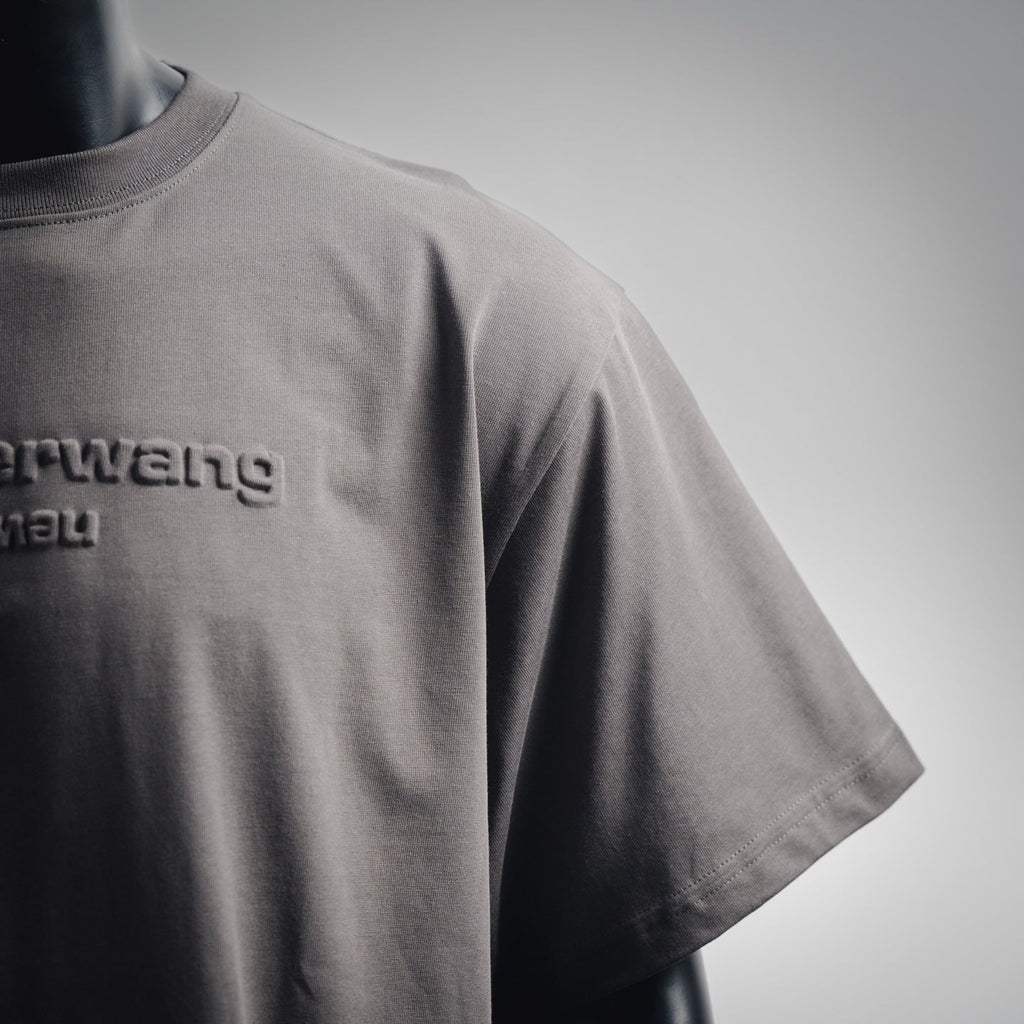 Wang 25ss embossed t-shirt