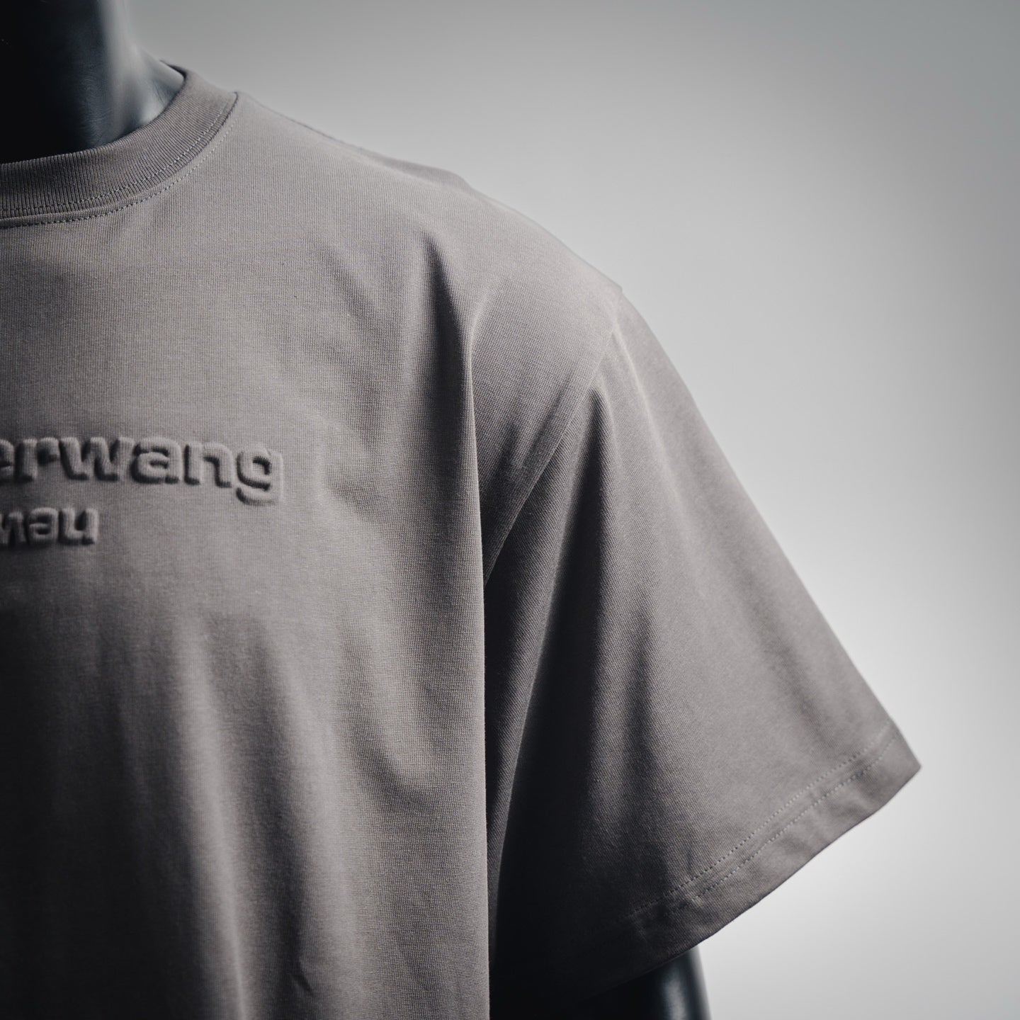 Wang 25ss embossed t-shirt