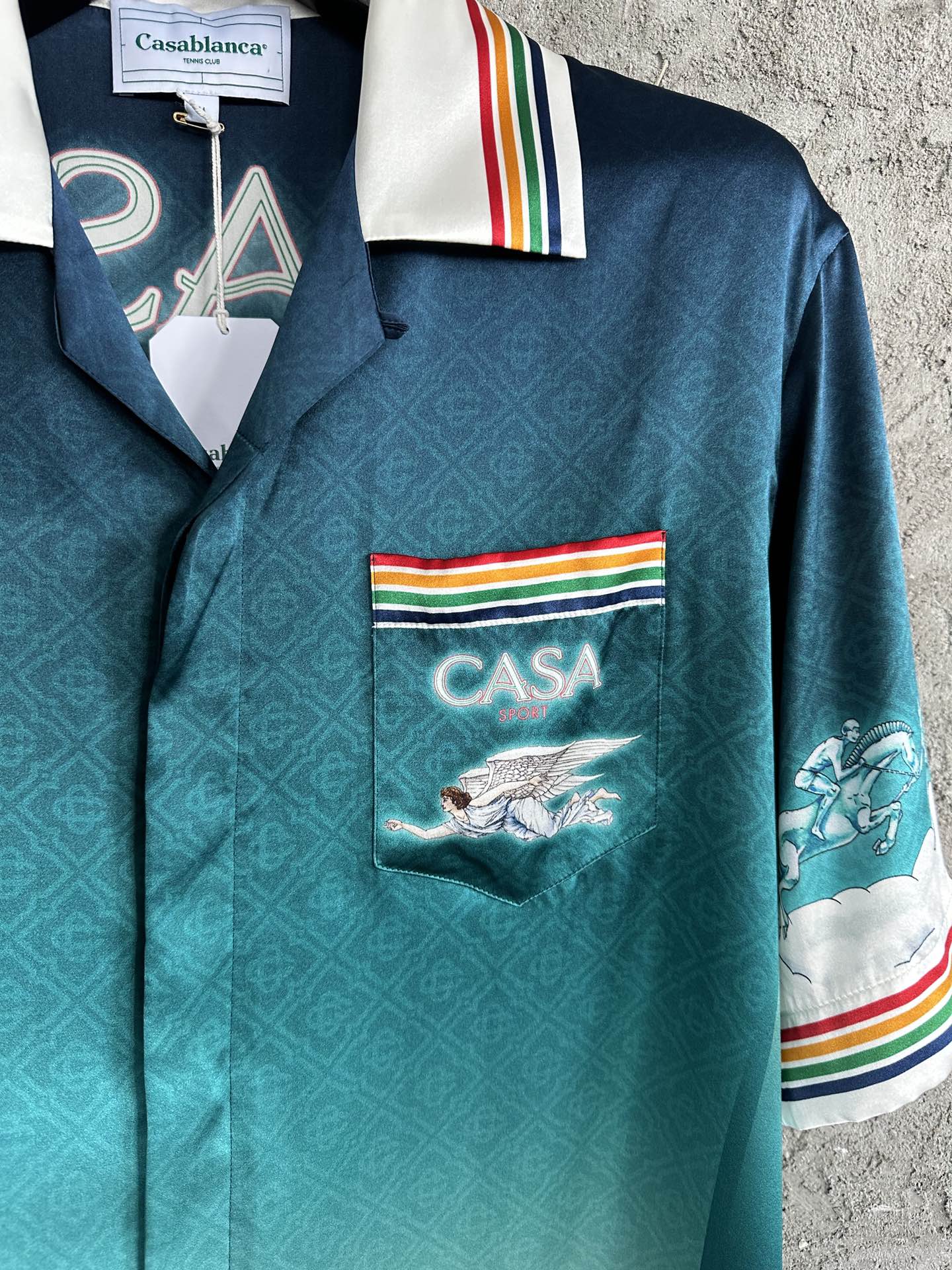 Casabla 25ss silk shirt