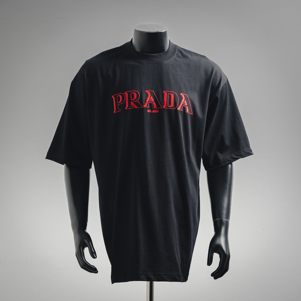 Pra 25ss embroidered t-shirt