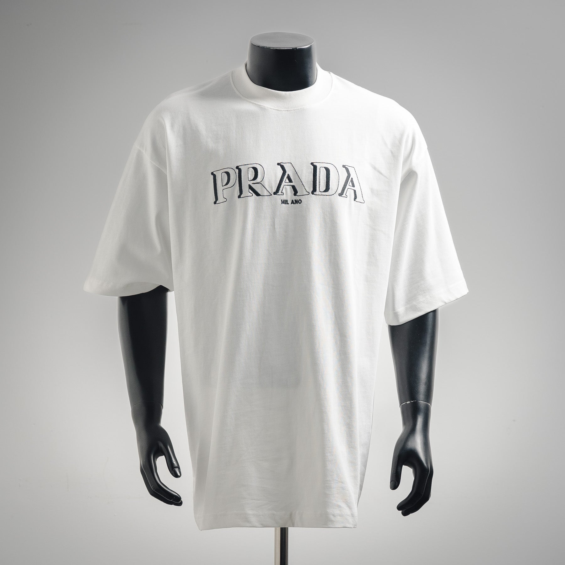 Pra 25ss embroidered t-shirt