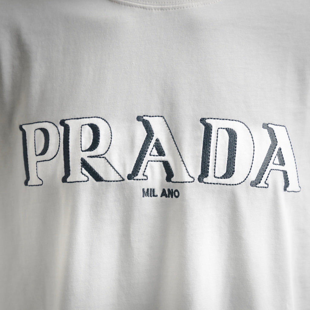 Pra 25ss embroidered t-shirt