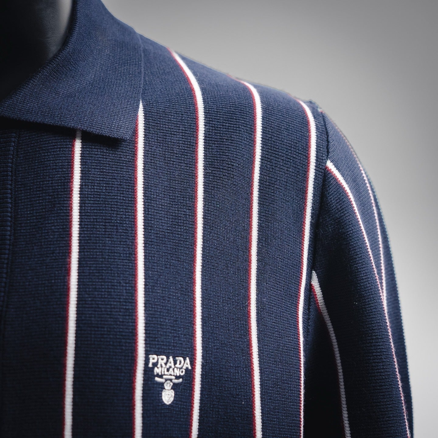 Pra 25ss embroidered sweater