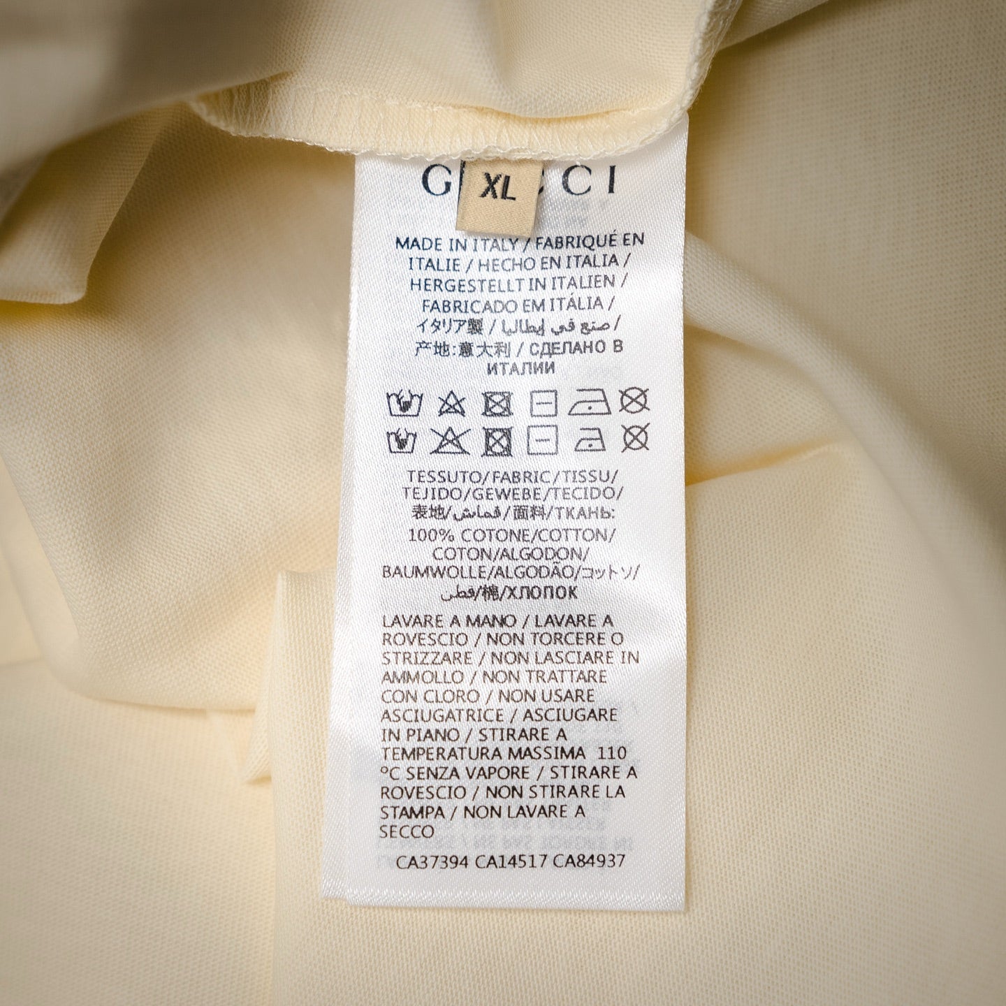 Guc 25ss printed t-shirt