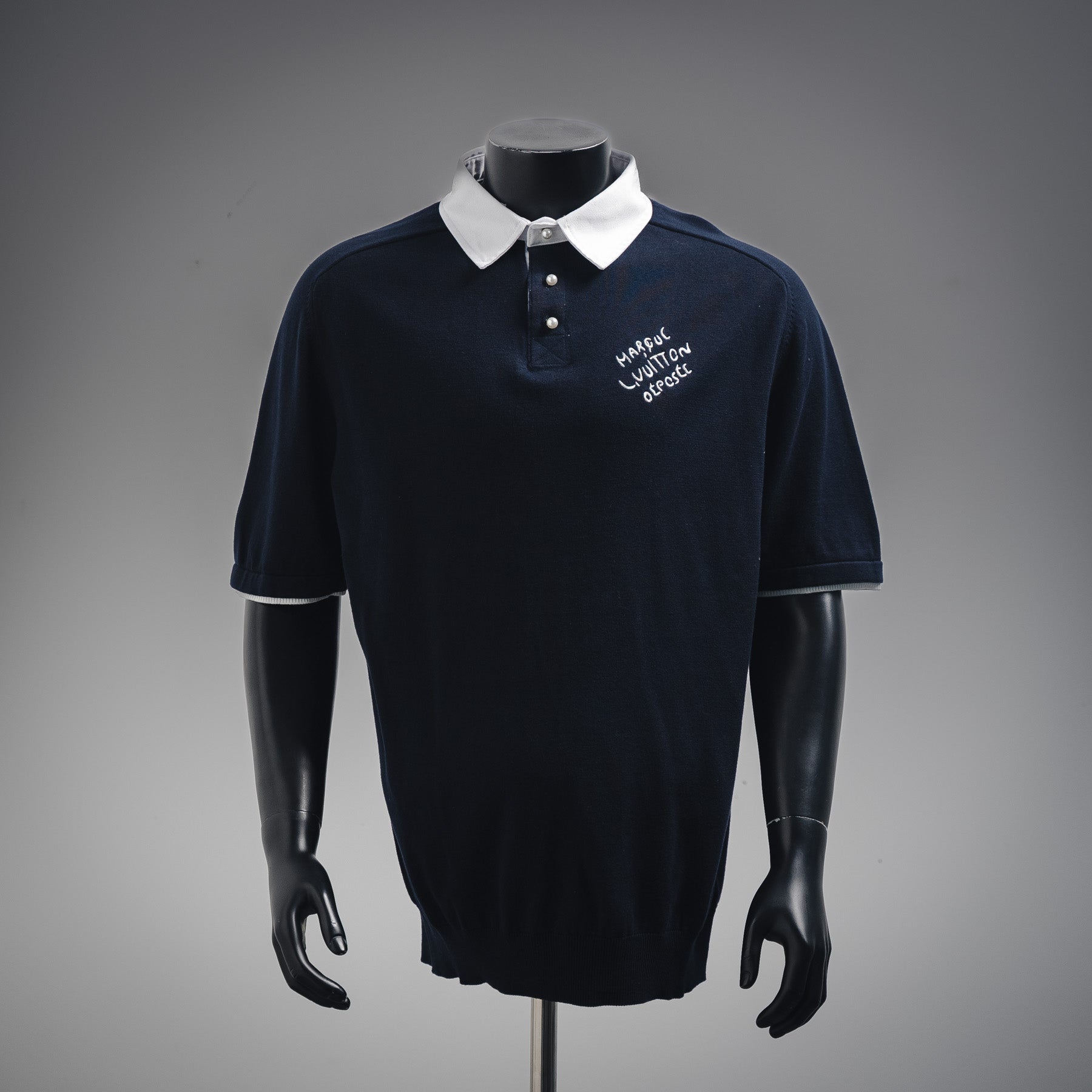 Louis embroidered polo