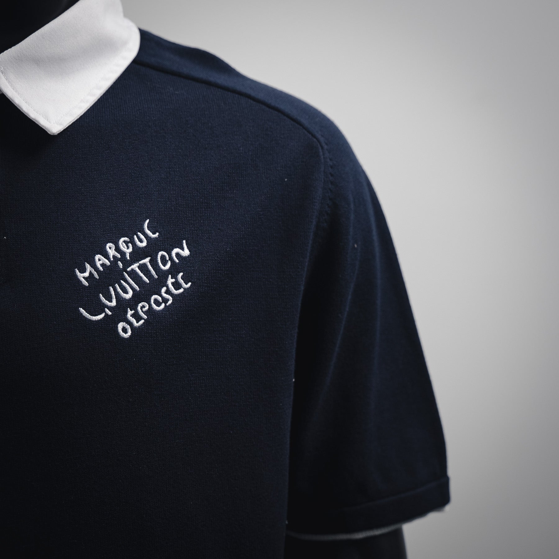 Louis embroidered polo