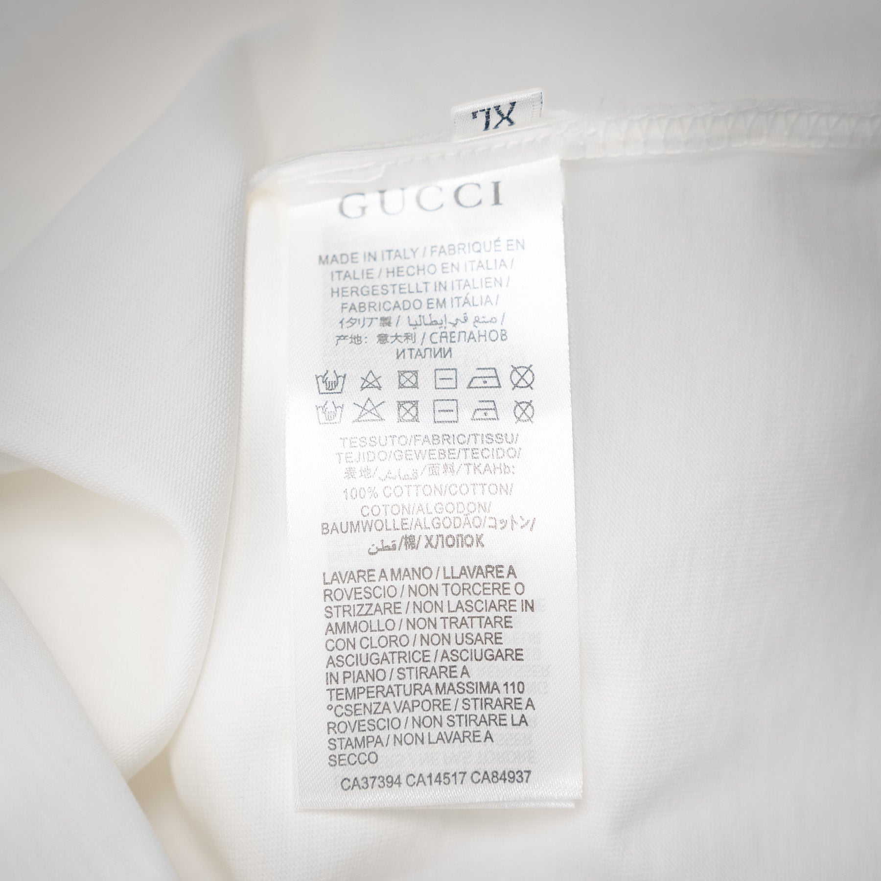 Guc 25ss printed t-shirt