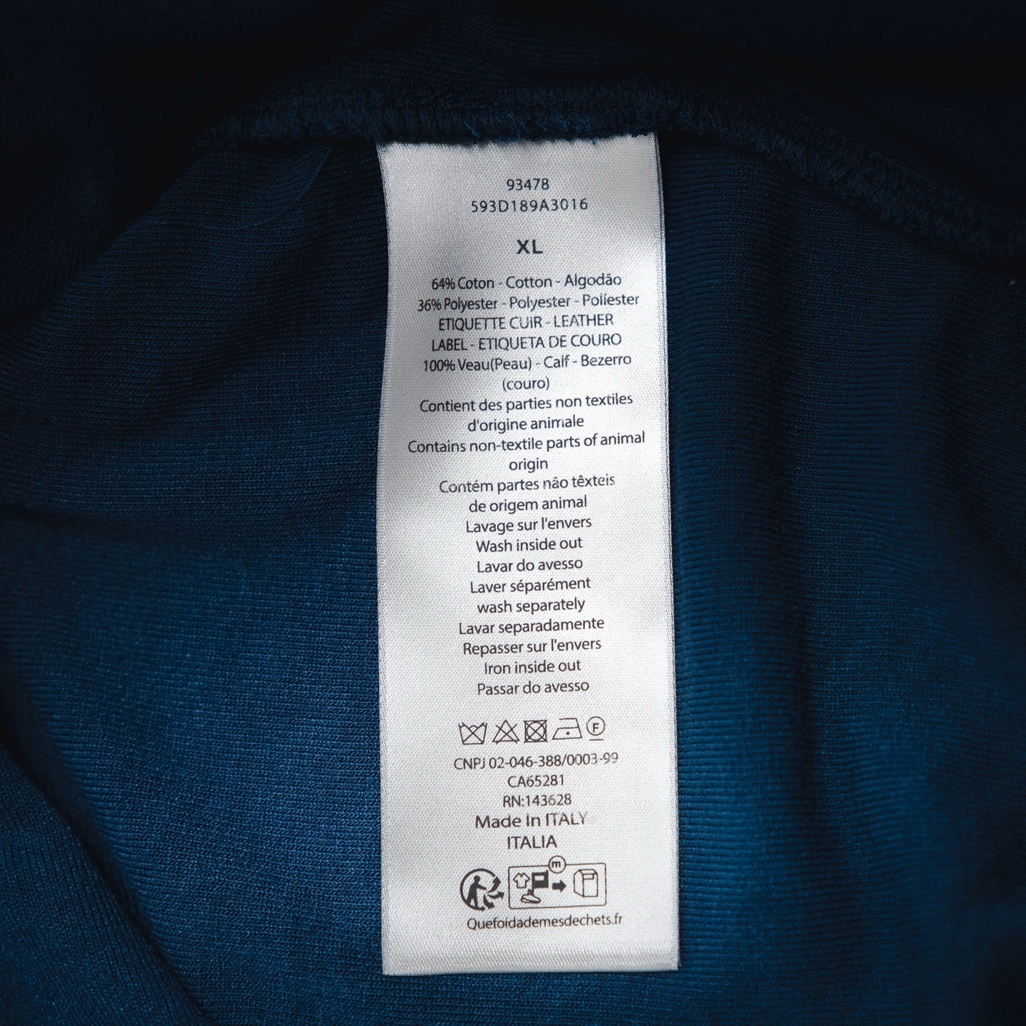 CD 25ss embroidered t-shirt