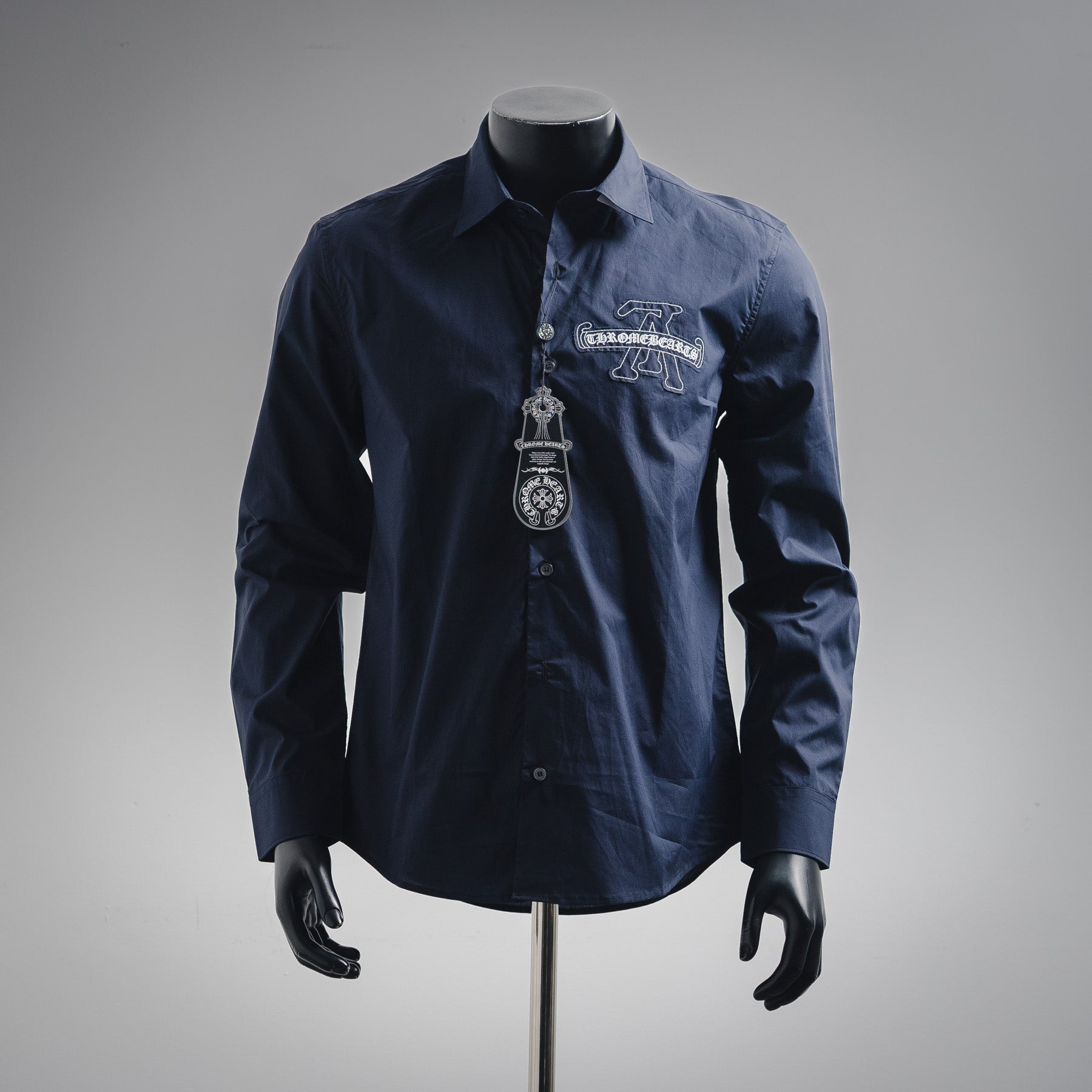 Louis x chrome embroidered shirt