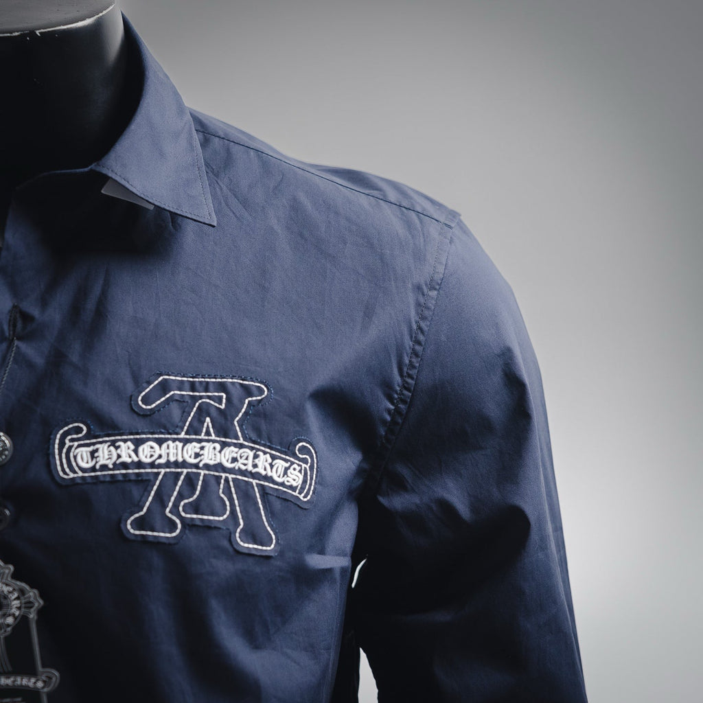 Louis x chrome embroidered shirt