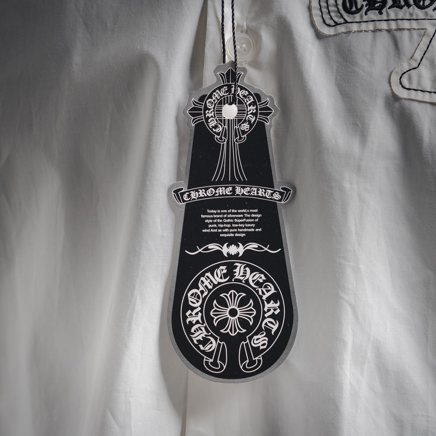 Louis x chrome embroidered shirt