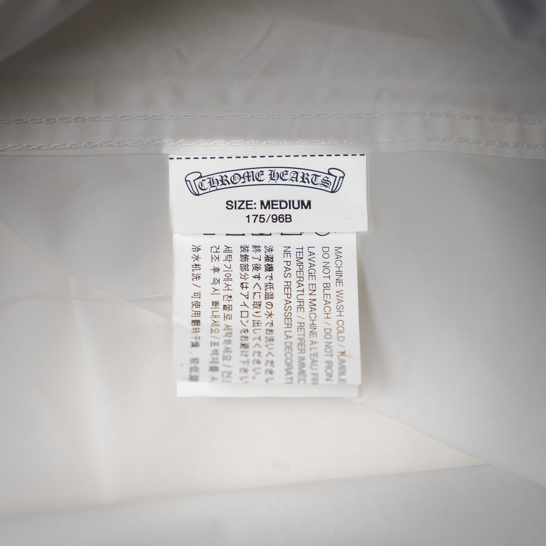 Louis x chrome embroidered shirt