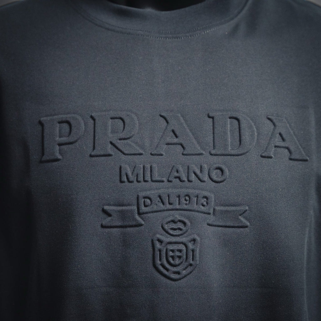 Pra 25ss embossed t-shirt
